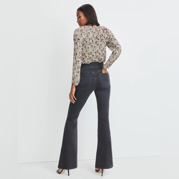 New Veronica Beard Beverly Yoke Front Jean in Color Moonlight, Size 32/14 - Picture 2 of 15